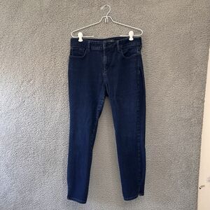 NYDJ Not Your Daughter Jeans Womens 12 Ami Skinny Dark Wash Stretch Lift Tuck